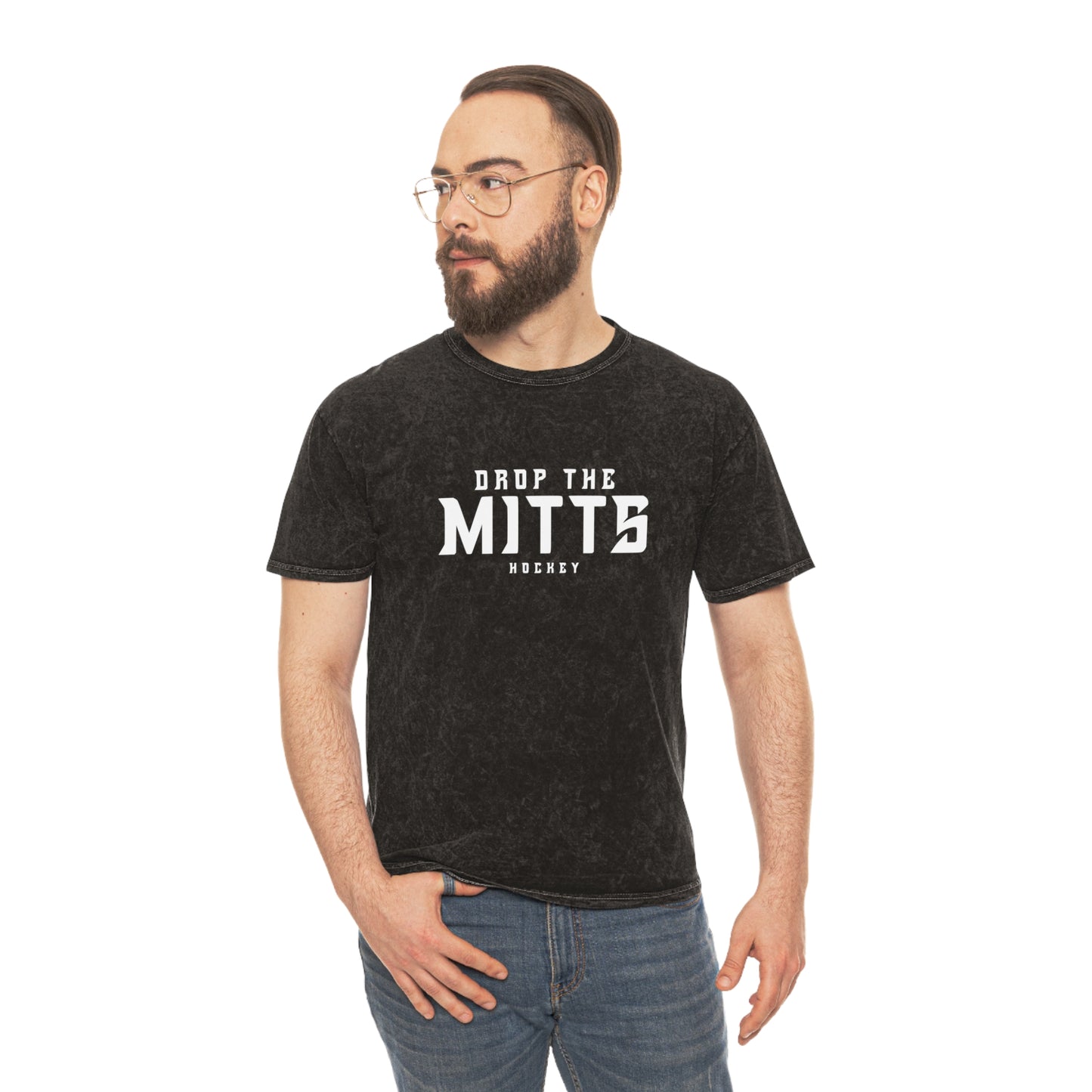 Drop The Mitts Unisex Mineral Wash T-Shirt